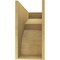 Ekena Millwork 11"W x 33"D x 22"H Classic Monterey Rough Cedar Woodgrain TimberThane Corbel, Primed Tan CORUR11X33X22MONRCPR - alternate 4